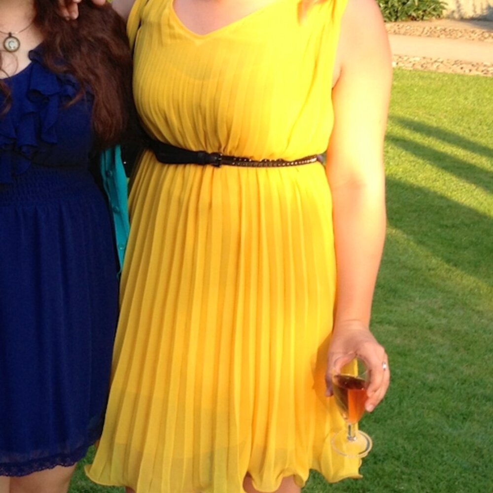 Yellow Parisian Cocktail Dress